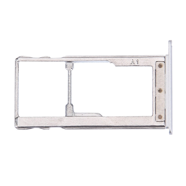 For Meizu Pro 5 SIM + SIM / Micro SD Card Tray (Silver)