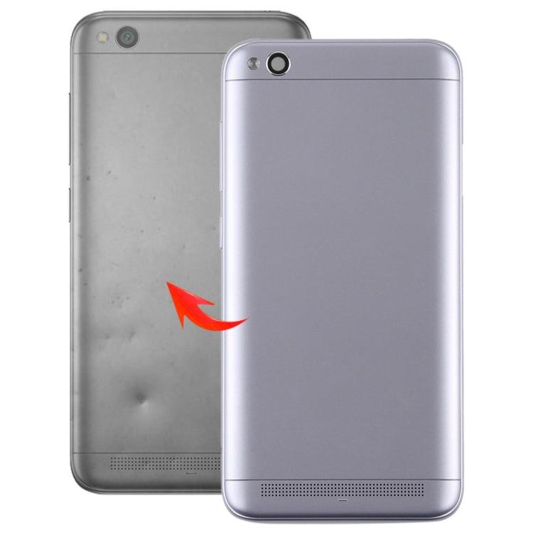 Back Cover with Camera Lens & Side Keys for Xiaomi Redmi 5(Grey)