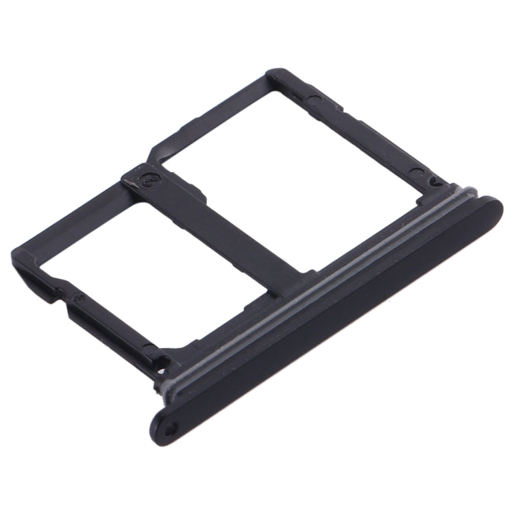 Nano SIM Card Tray + Micro SD Card Tray for LG Stylo 4 / Q Stylus Q710 / LM-Q710CS / LM-Q710MS / LM-Q710ULS / LM-Q710ULM / LM-Q710TS / LM-Q710WA (Black)