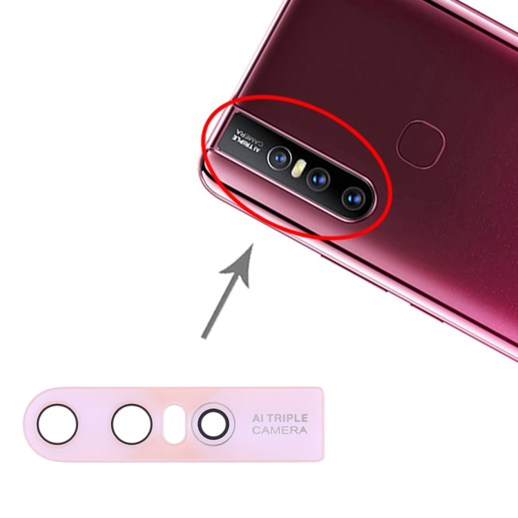 For Vivo S1 / V15 10pcs Back Camera Lens (Pink) - Camera Parts by PMc TechLife | Online Shopping South Africa | PMc TechLife | Buy Now Pay Later Mobicred