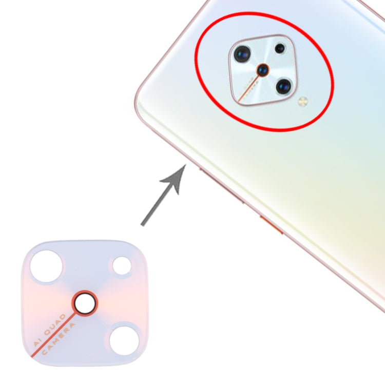 For Vivo Y9s 10pcs Back Camera Lens (White) - Camera Parts by PMc TechLife | Online Shopping South Africa | PMc TechLife | Buy Now Pay Later Mobicred