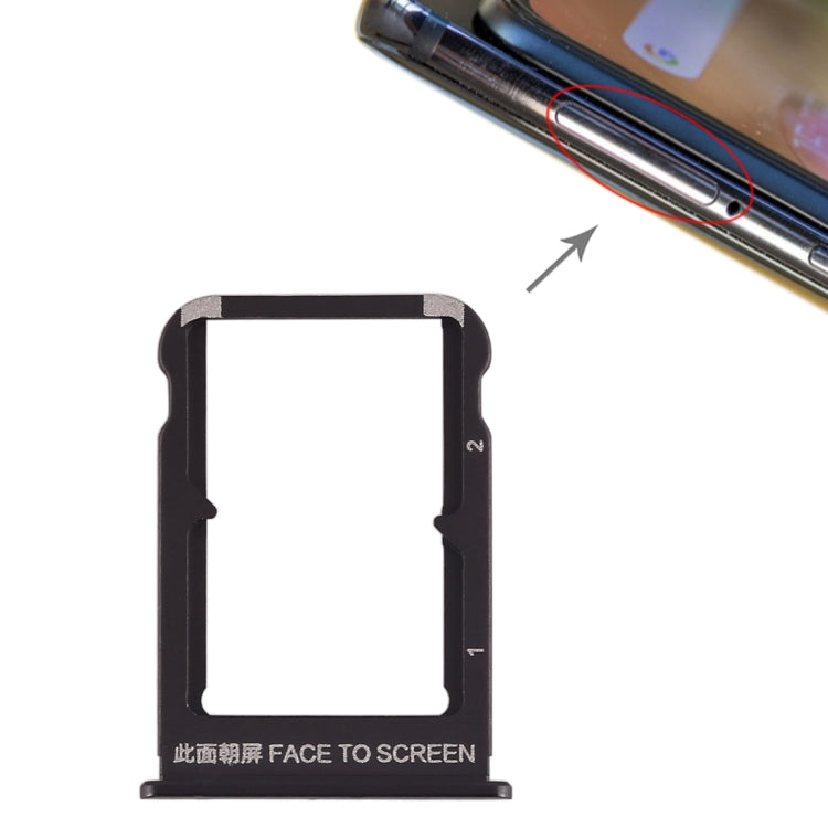 SIM Card Tray + SIM Card Tray for Xiaomi Mi Mix 3 (Black) - Card Tray by PMc TechLife | Online Shopping South Africa | PMc TechLife | Buy Now Pay Later Mobicred