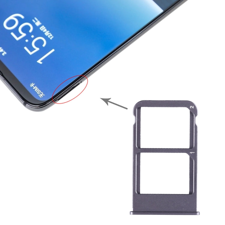 For Meizu 16 Plus SIM Card Tray + SIM Card Tray (Grey) - free shipping - PMC TechLife - Order now!
