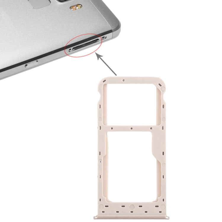 SIM Card Tray for Huawei Honor 7S (Gold) - Card Socket by PMc TechLife | Online Shopping South Africa | PMc TechLife | Buy Now Pay Later Mobicred