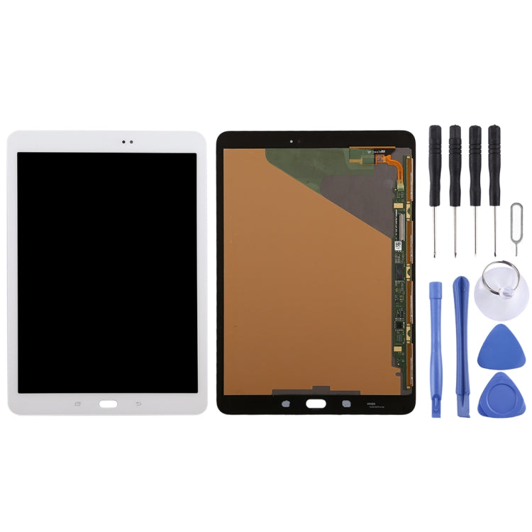 Original Super AMOLED LCD Screen for Galaxy Tab S2 9.7 / T815 / T810 / T813 with Digitizer Full Assembly (White)