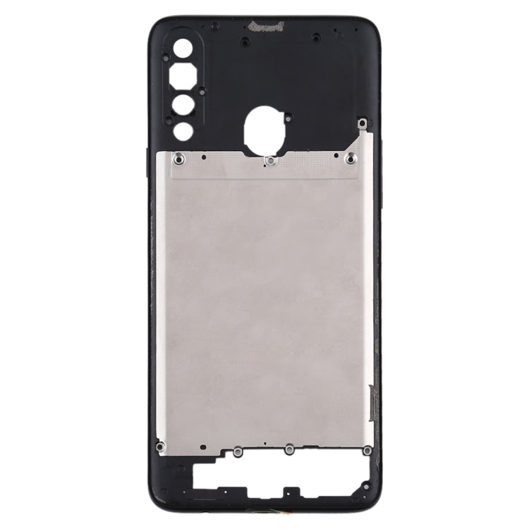 For Samsung Galaxy A20s Middle Frame Bezel Plate (Black)