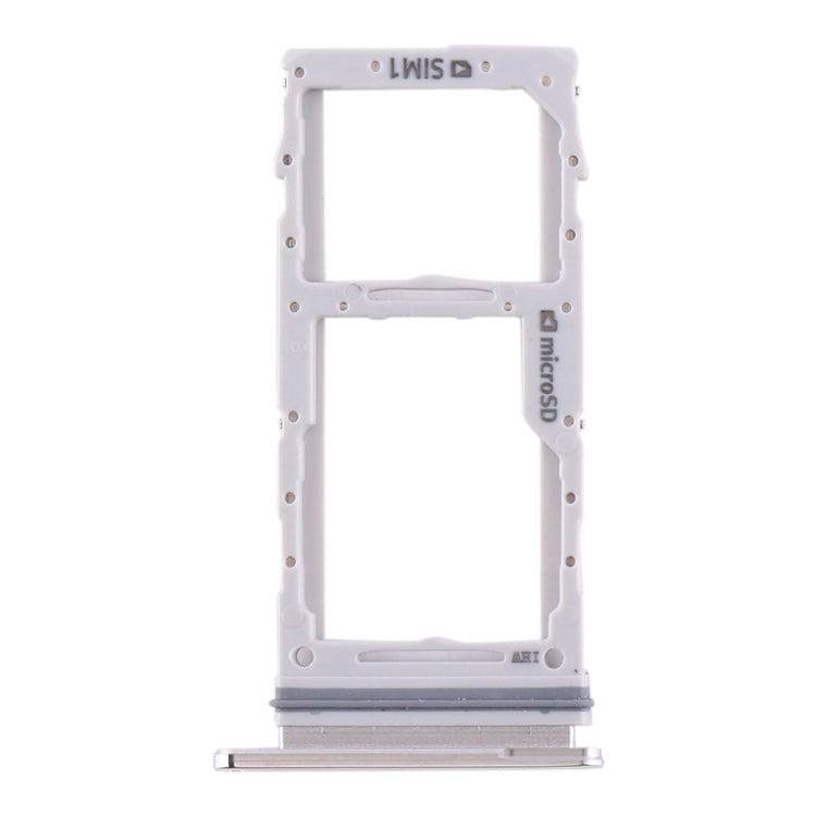 For Samsung Galaxy S20 SIM Card Tray + SIM Card Tray / Micro SD Card Tray (White)