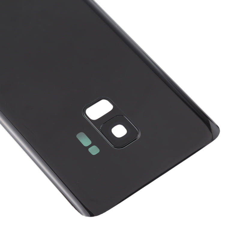 For Galaxy S9 Battery Back Cover with Camera Lens (Black)