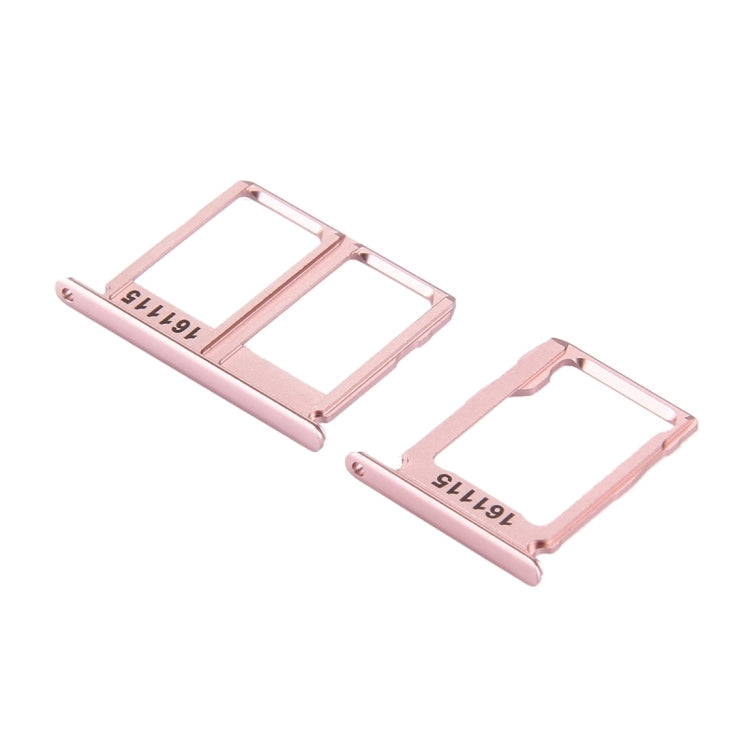 For Galaxy C9 Pro / C9000 SIM Card Tray + Micro SD Card Tray (Rose Gold) - free shipping - PMc TechLife - Order now!