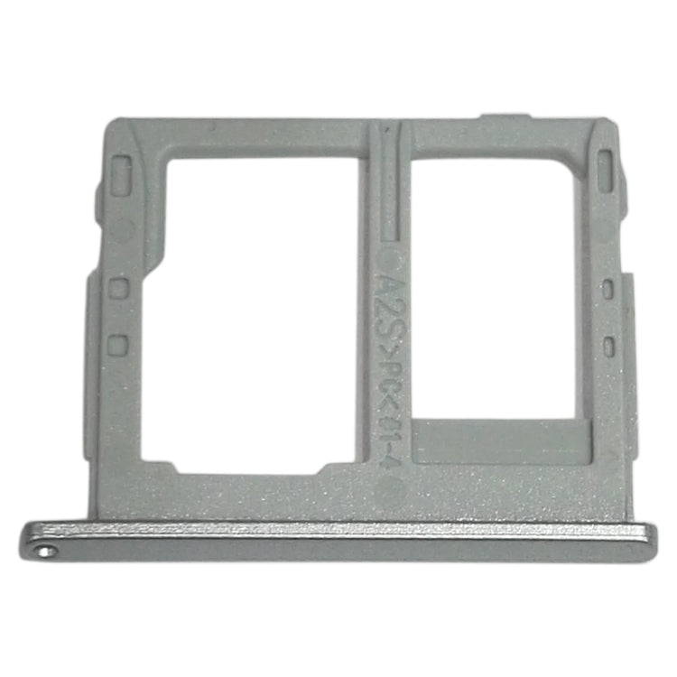 For Galaxy Tab A 8.0 / T380 / T385 SIM Card Tray + Micro SD Card Tray (Grey)