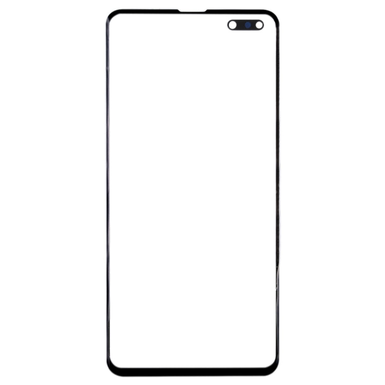For Galaxy S10 5G Front Screen Outer Glass Lens (Black)