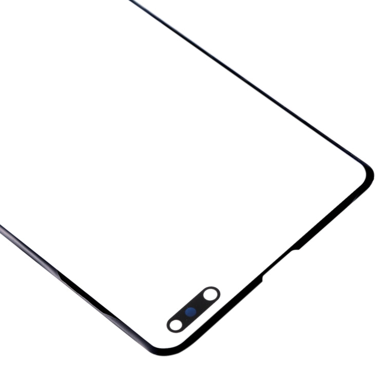 For Galaxy S10 5G Front Screen Outer Glass Lens (Black)