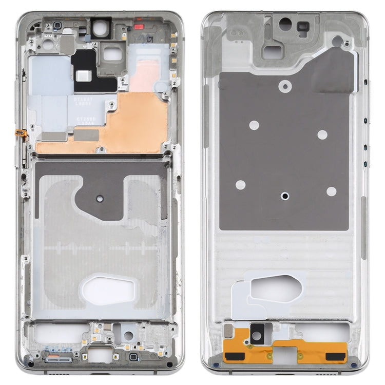 For Samsung Galaxy S20 Ultra Middle Frame Bezel Plate with Side Keys (Silver)