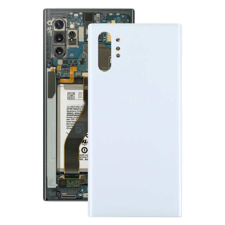For Samsung Galaxy Note10+ Battery Back Cover (White)