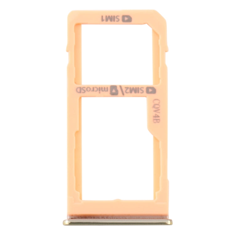 For Samsung Galaxy M40 SM-M405 SIM Card Tray + SIM Card Tray / Micro SD Card Tray (Orange)