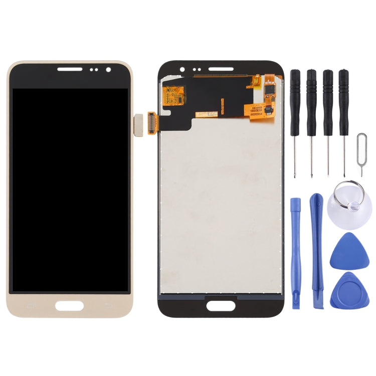 TFT LCD Screen for Galaxy J3 (2016) J320FN, J320F, J320G, J320M, J320A, J320V, J320P With Digitizer Full Assembly (Gold)