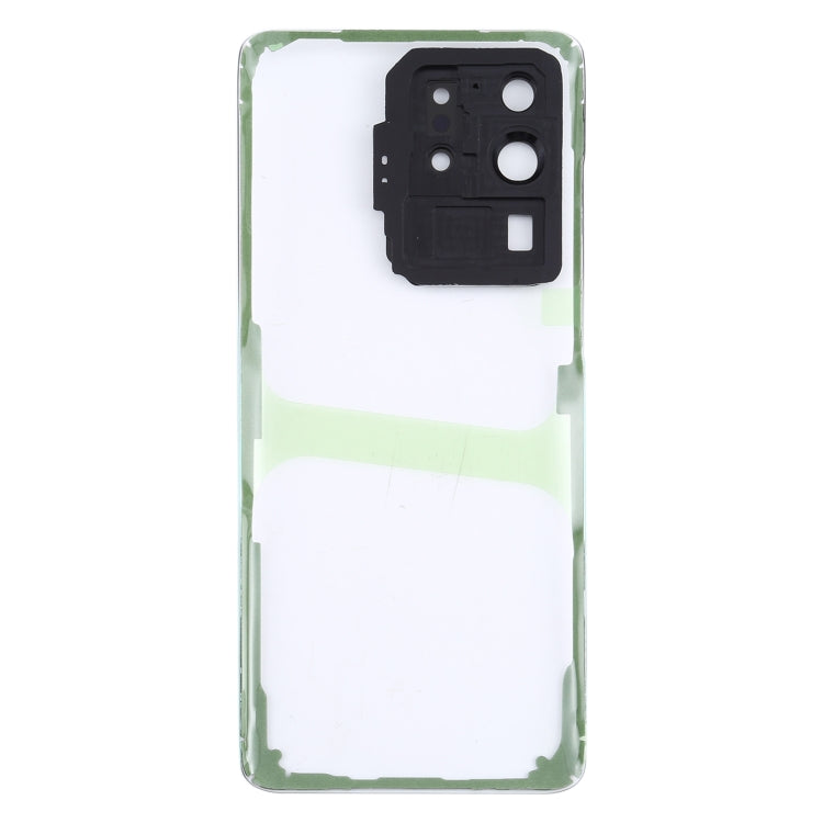 For Samsung Galaxy S20 Ultra SM-G988 SM-G988U SM-G988U1 SM-G9880 SM-G988B/DS SM-G988N SM-G988B SM-G988W Glass Transparent Battery Back Cover (Transparent)