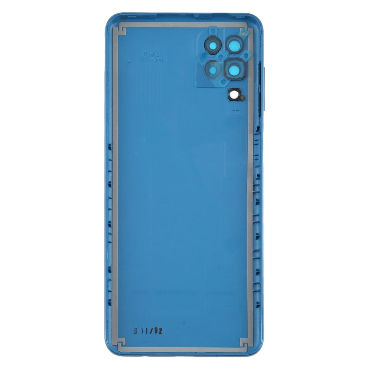 For Samsung Galaxy A12 Battery Back Cover (Blue)