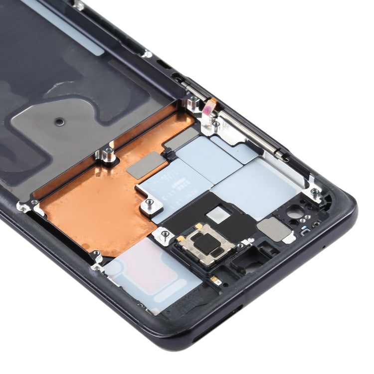 For Samsung Galaxy S20 Ultra 5G SM-G988B Middle Frame Bezel Plate (Black)