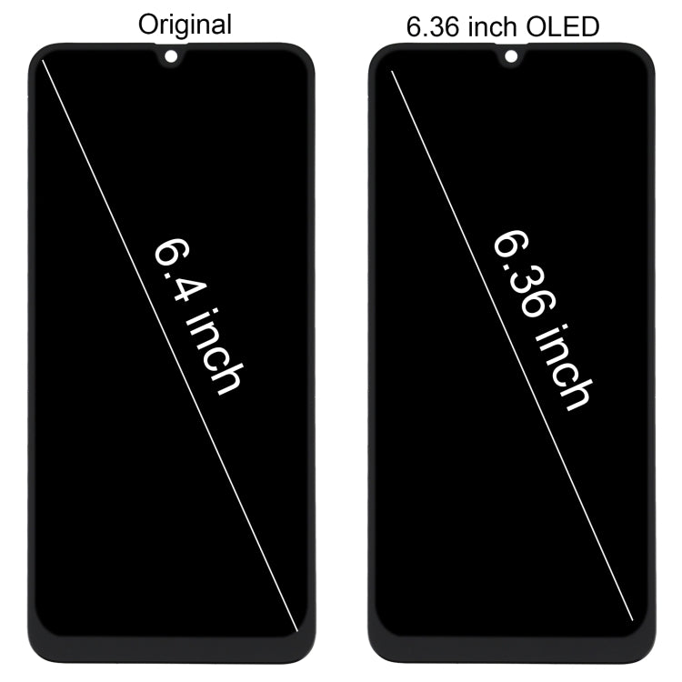 6.36 inch OLED LCD Screen for Samsung Galaxy M31 / Galaxy M31 Prime SM-M315 With Digitizer Full Assembly