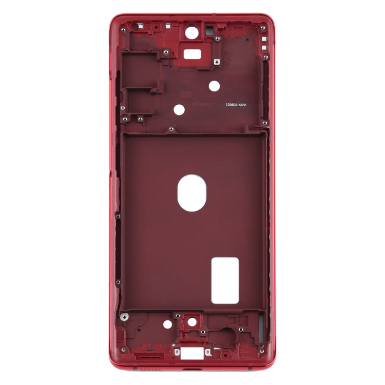 For Samsung Galaxy S20 FE Middle Frame Bezel Plate (Red)
