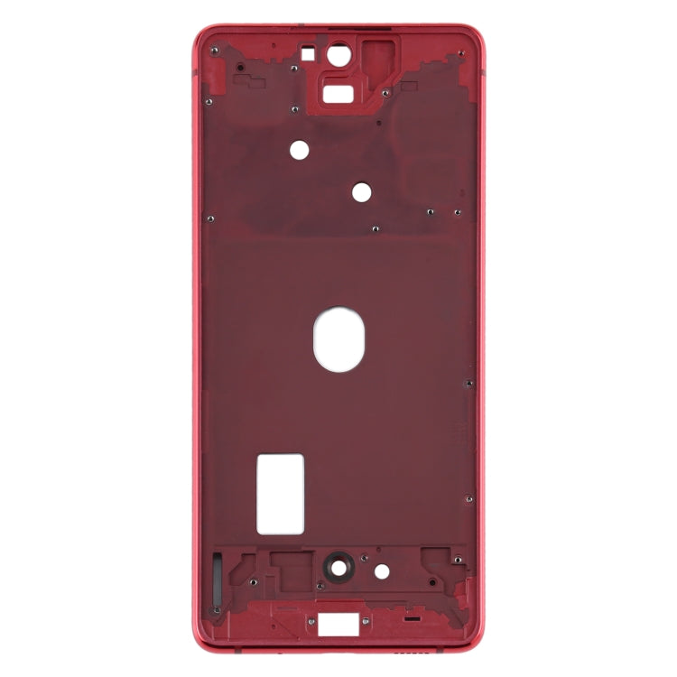 For Samsung Galaxy S20 FE Middle Frame Bezel Plate (Red)