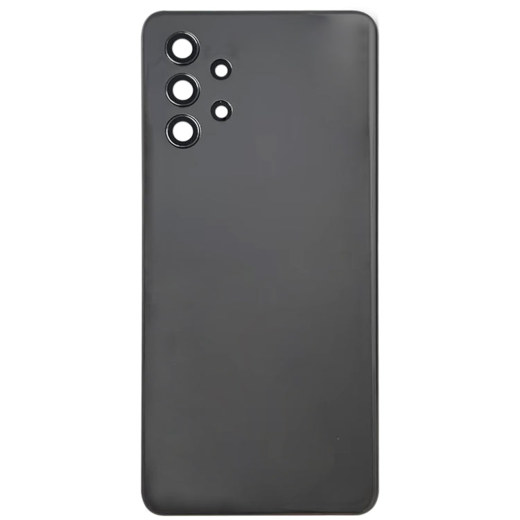 For Samsung Galaxy A32 4G Battery Back Cover with Camera Lens Cover (Black)