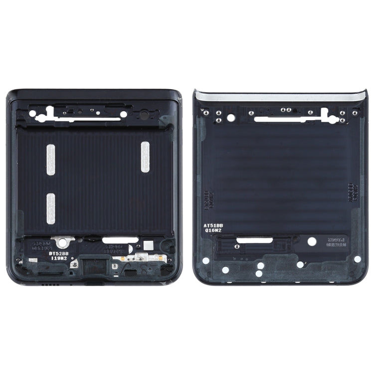 For Samsung Galaxy Z Flip 5G SM-F707 Lower Middle Frame Bezel Plate (Black)