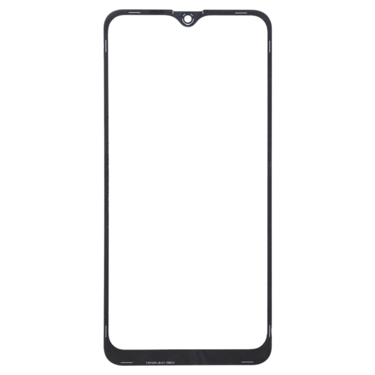 For Samsung Galaxy A10s 10pcs Front Screen Outer Glass Lens (Black)