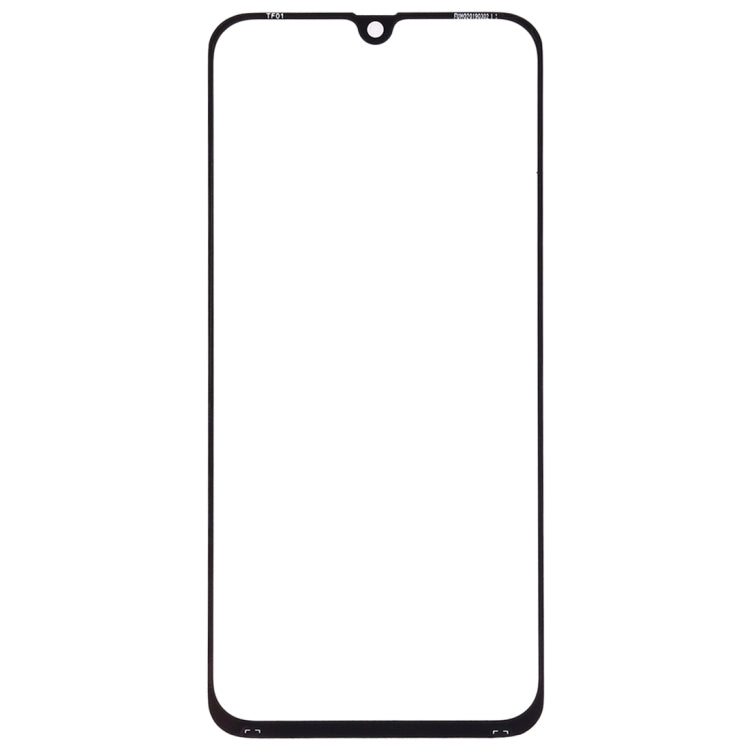 For Samsung Galaxy A40 10pcs Front Screen Outer Glass Lens (Black)