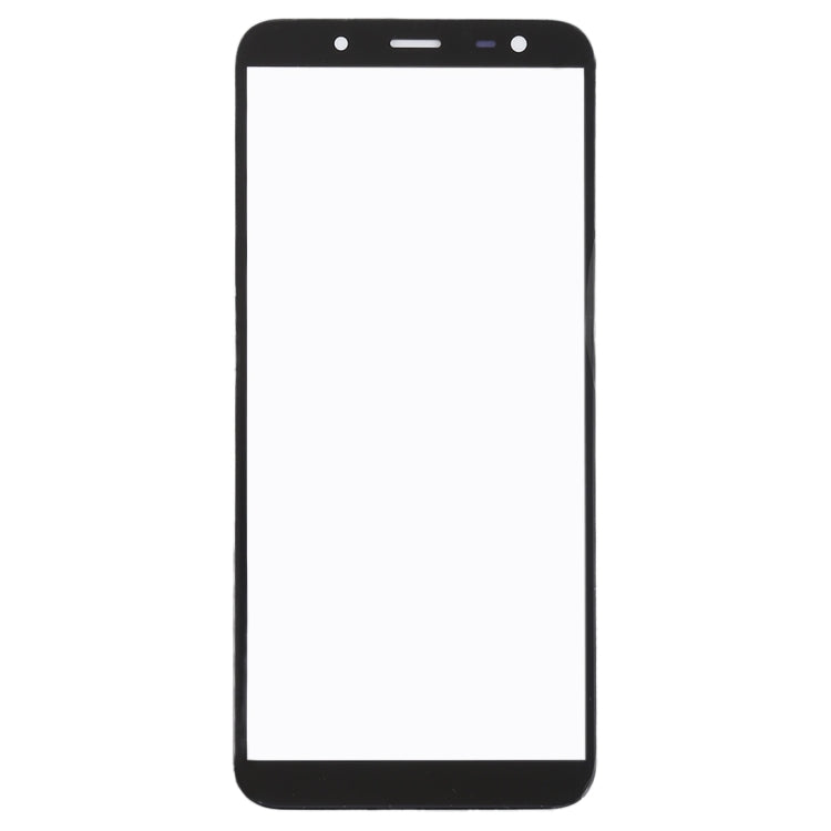 For Samsung Galaxy J6, J600F/DS, J600G/DS 10pcs Front Screen Outer Glass Lens (Black)