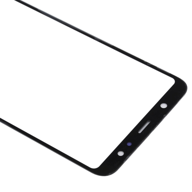 For Samsung Galaxy A6+ (2018) / A605 10pcs Front Screen Outer Glass Lens (Black)