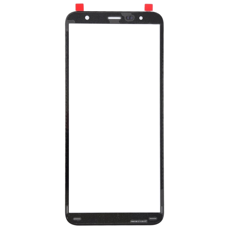 For Samsung Galaxy J4+ / J6+ / J610 10pcs Front Screen Outer Glass Lens (Black)