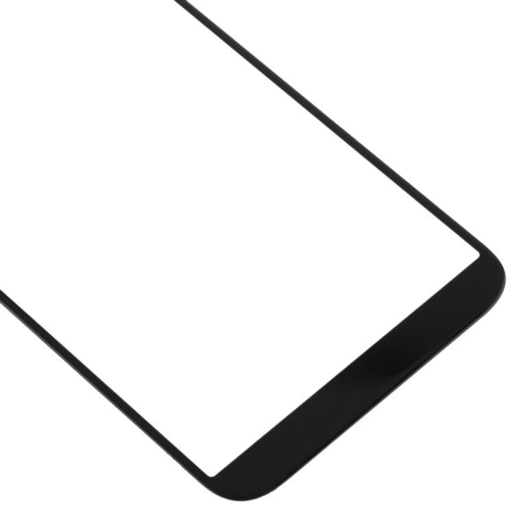 For Samsung Galaxy A6 (2018) 10pcs Front Screen Outer Glass Lens (Black)