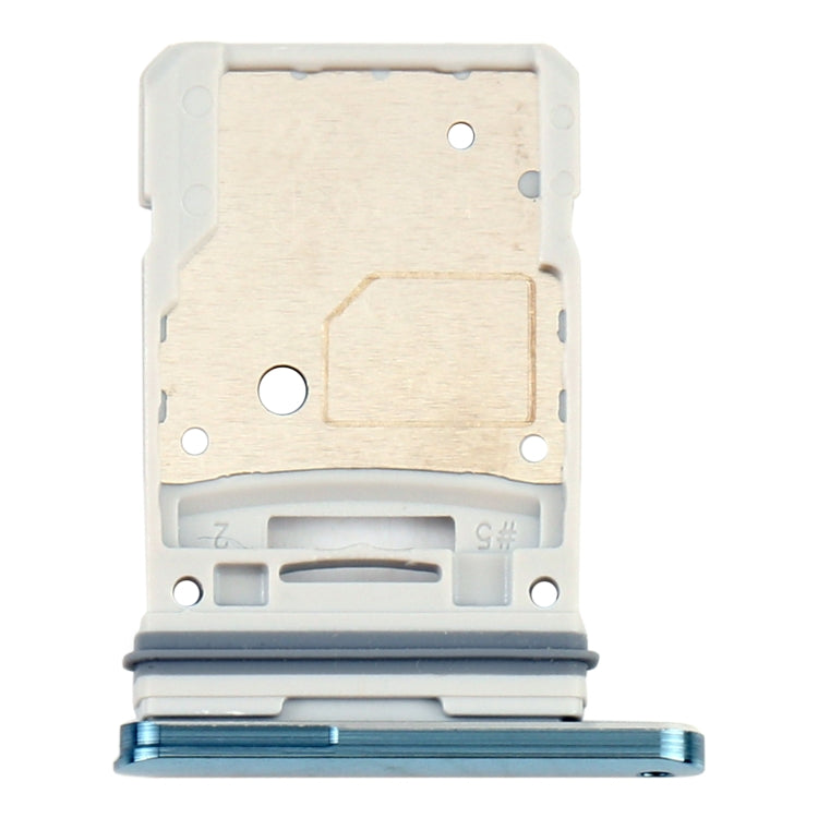 For Samsung Galaxy S20 FE 5G SM-G781B SIM Card Tray + Micro SD Card Tray (Blue)