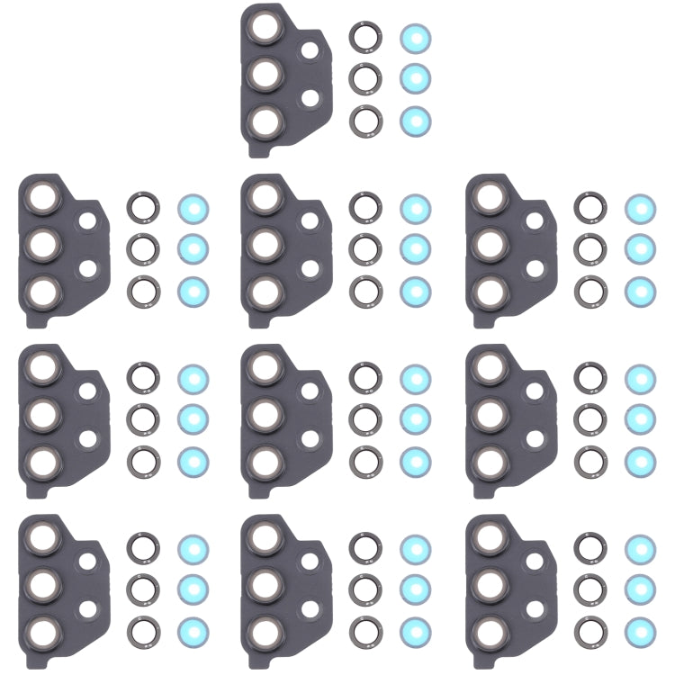 For Samsung Galaxy A32 5G SM-A326 10pcs Camera Lens Cover (Black)