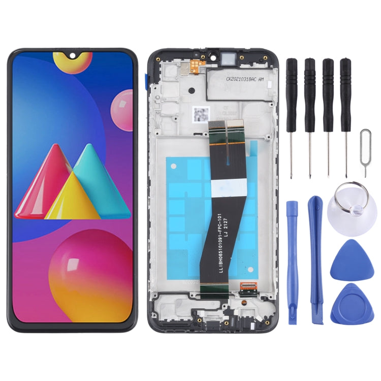 OEM LCD Screen for Samsung Galaxy M02s (NL Version) Digitizer Full Assembly With Frame