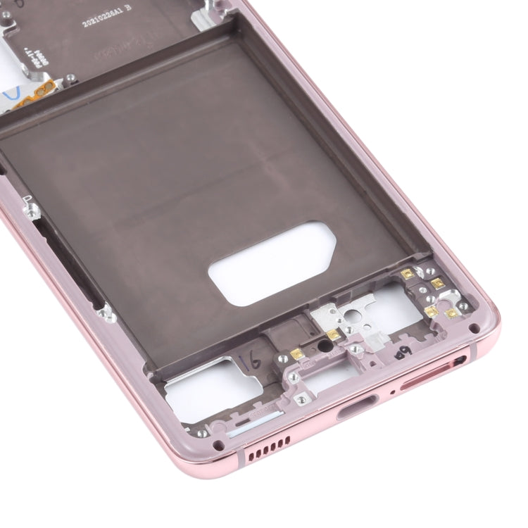For Samsung Galaxy S21 Middle Frame Bezel Plate (Pink)