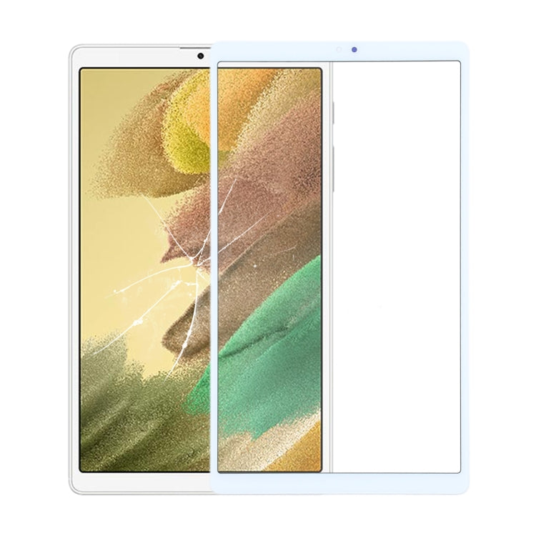 For Samsung Galaxy Tab A7 Lite SM-T220 Wifi Front Screen Outer Glass Lens with OCA Optically Clear Adhesive (White)