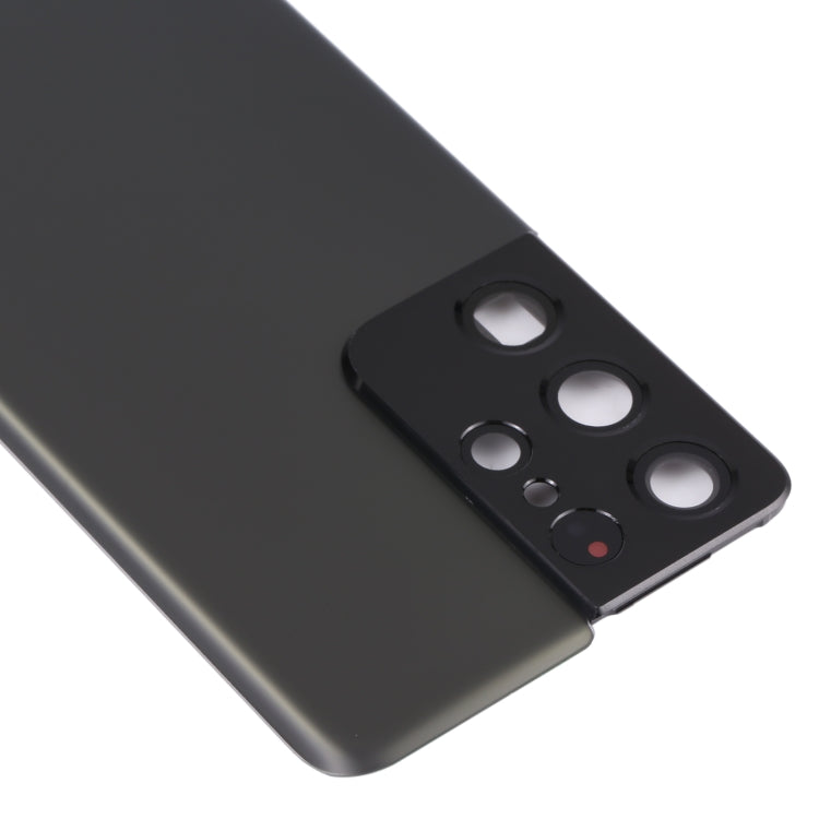 For Samsung Galaxy S21 Ultra 5G Battery Back Cover with Camera Lens Cover (Grey)
