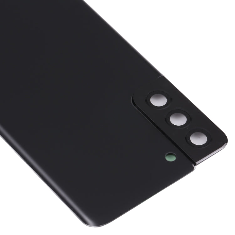 For Samsung Galaxy S21+ 5G Battery Back Cover with Camera Lens Cover (Black)