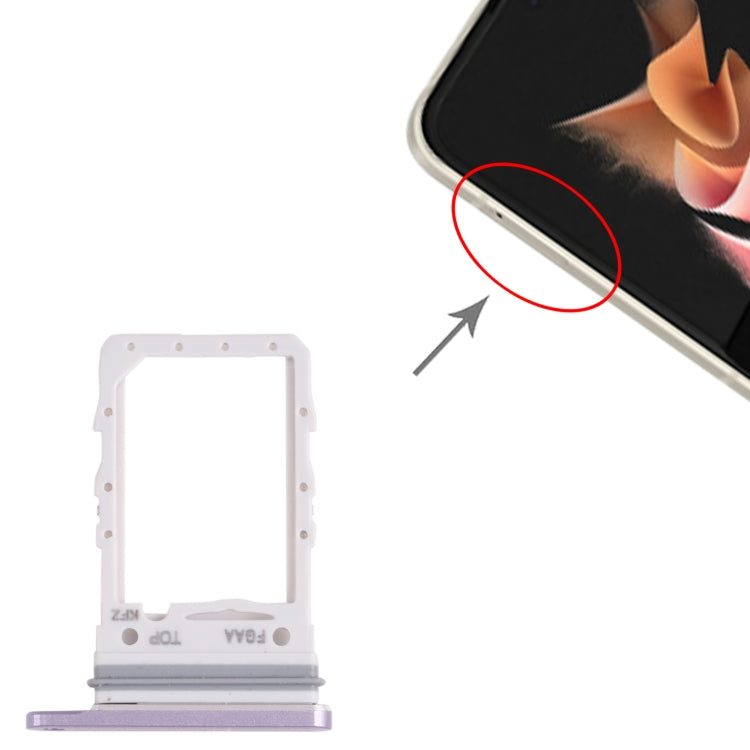 For Samsung Galaxy Z Flip3 5G SM-F711 Original SIM Card Tray (Purple) - free shipping - PMc TechLife - Order now!