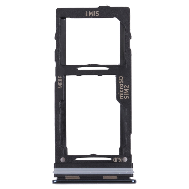 For Samsung Galaxy M52 5G SM-M526B Original SIM Card Tray + SIM Card Tray / Micro SD card tray (Black)
