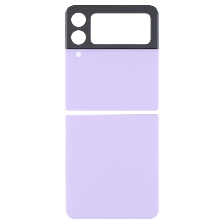 For Samsung Galaxy Z Flip3 5G SM-F711B Glass Battery Back Cover (Purple)