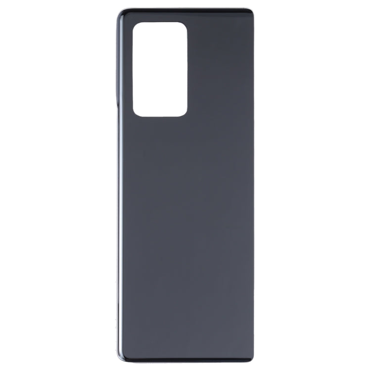 For Samsung Galaxy Z Fold2 5G SM-F916B Glass Battery Back Cover (Black)