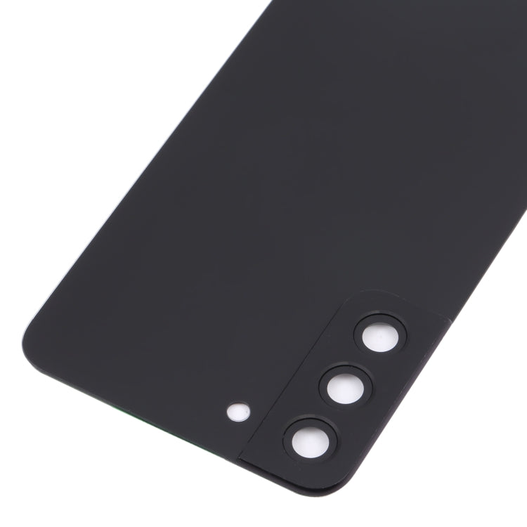 For Samsung Galaxy S22+ 5G SM-S906B Battery Back Cover with Camera Lens Cover (Black)