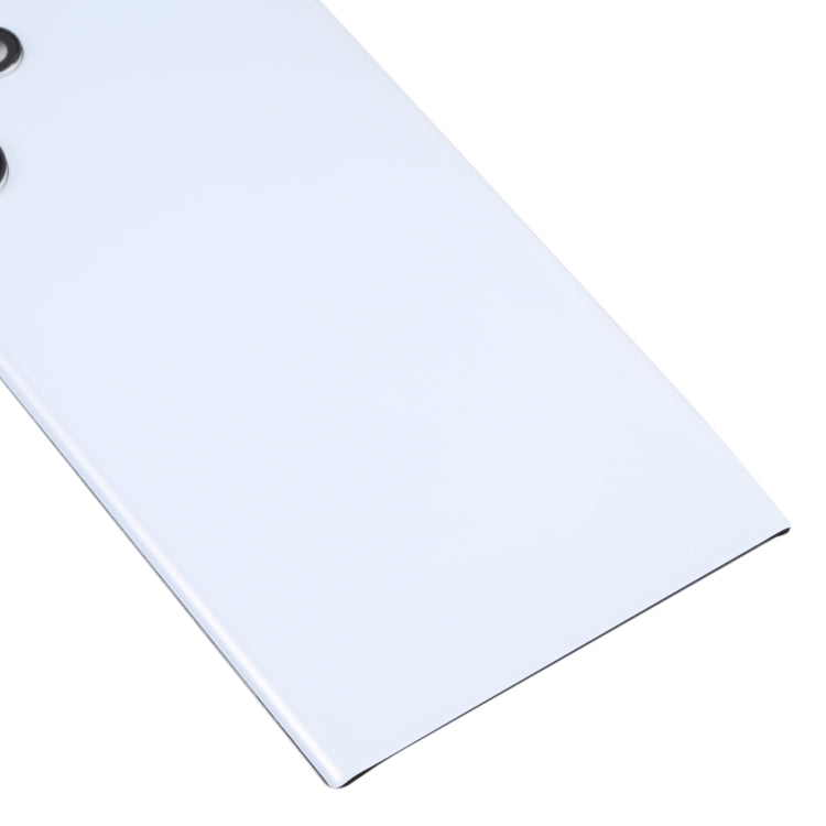 For Samsung Galaxy S22 Ultra 5G SM-S908B Battery Back Cover with Camera Lens Cover (White)