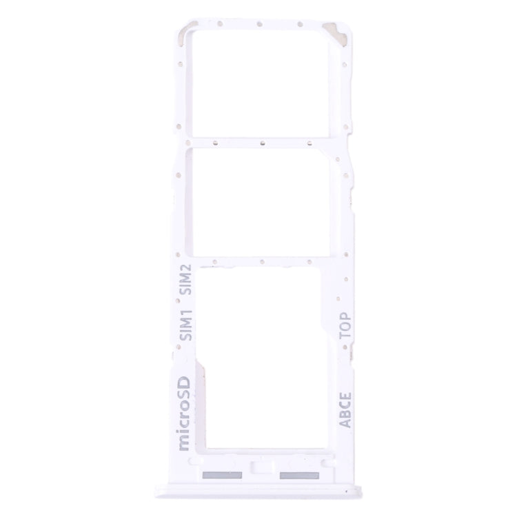 For Samsung Galaxy A23 SM-A235 Original SIM Card Tray + SIM Card Tray + Micro SD Card Tray (White)