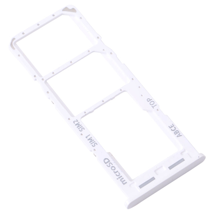 For Samsung Galaxy A23 SM-A235 Original SIM Card Tray + SIM Card Tray + Micro SD Card Tray (White)