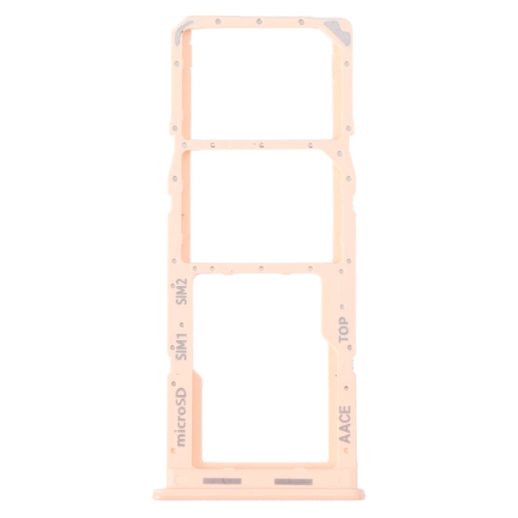 For Samsung Galaxy A13 SM-A135 Original SIM Card Tray + SIM Card Tray + Micro SD Card Tray (Pink)